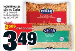 Super C légumineuses sèches Cedar | Cedar dried legumes offer