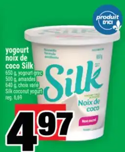 Super C YOGOURT NOIX DE COCO SILK | SILK COCONUT YOGURT offer