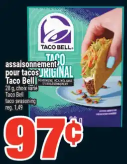 Super C ASSAISONNEMENT POUR TACOS TACO BELL | TACO BELL TACO SEASONING offer