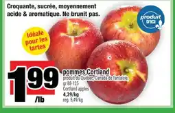 Super C POMMES CORTLAND | CORTLAND APPLES offer