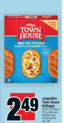 Super C CRAQUELINS TOWN HOUSE KELLOGG'S | KELLOGG'S TOWN HOUSE CRACKERS offer