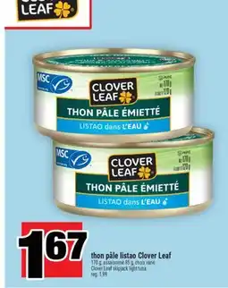 Super C THON PÂLE LISTAO CLOVER LEAF |CLOVER LEAF SKIPJACK LIGHT TUNA offer