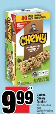 Super C BARRES CHEWY QUAKER | QUAKER CHEWY BARS offer