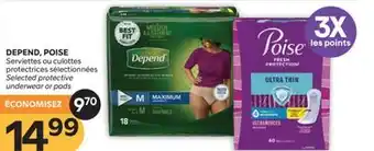 Brunet DEPEND, POISE Serviettes ou culottes protectrices sélectionnées offer