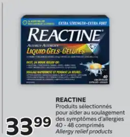 Brunet REACTINE Produits sélectionnés pour aider au soulagement des symptômes d'allergies offer
