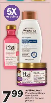 Brunet AVEENO, MAUI Produits capillaires sélectionnés offer