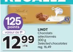 Brunet LINDT Chocolats sélectionnés offer