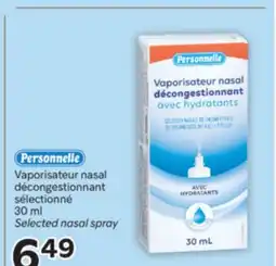 Brunet PERSONNELLE Vaporisateur nasal décongestionnant sélectionné offer