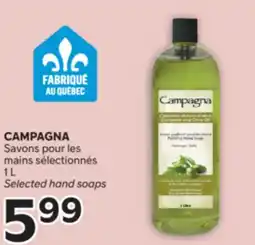 Brunet CAMPAGNA Savons pour les mains sélectionnés offer