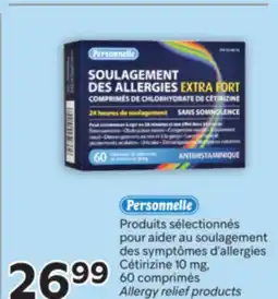 Brunet PERSONNELLE Produits sélectionnés pour aider au soulagement des symptômes d'allergies Cétirizine offer