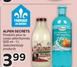 Brunet ALPEN SECRETS Produits pour le corps sélectionnés offer