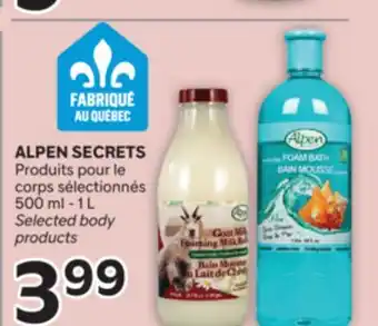 Brunet ALPEN SECRETS Produits pour le corps sélectionnés offer