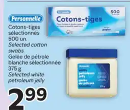 Brunet Personnelle Cotons-tiges sélectionnés,Gelée de pétrole blanche sélectionnée offer