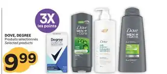 Brunet DOVE, DEGREE Produits sélectionnés offer
