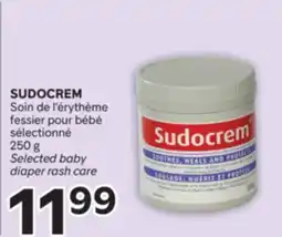 Brunet SUDOCREM Soin de l'érythème fessier pour bébé sélectionné offer