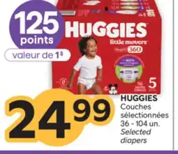 Brunet HUGGIES Couches sélectionnées offer