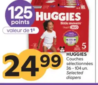 Brunet HUGGIES Couches sélectionnées offer