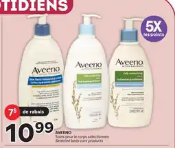 Brunet AVEENO Soins pour le corps sélectionnés body offer