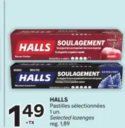 Brunet HALLS Pastilles sélectionnées offer