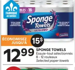 Brunet SPONGE TOWELS Essuie-tout sélectionnés offer