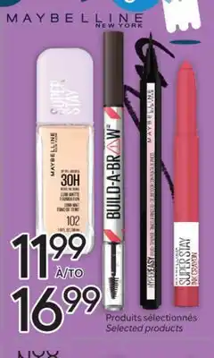 Brunet MAYBELLINE NEW YORK Produits sélectionnés offer