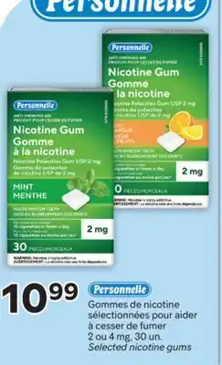 Brunet PERSONNELLE Gommes de nicotine sélectionnées pour aider à cesser de fumer offer