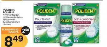 Brunet POLIDENT, POLIGRIP Nettoyants pour prothèses dentaires sélectionnés offer