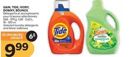 Brunet GAIN, TIDE, IVORY, DOWNY, BOUNCE Détergents et assouplissants pour la lessive sélectionnés offer