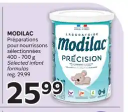 Brunet MODILAC Préparations pour nourrissons sélectionnées offer