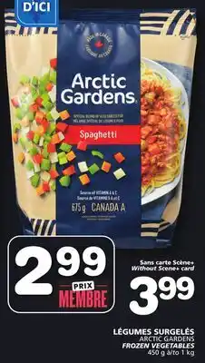 Marches Tradition ARCTIC GARDENS FROZEN VEGETABLES offer