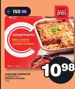 Marches Tradition COMPLIMENTS FROZEN LASAGNA offer