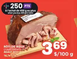 Marches Tradition COMPLIMENTS ROAST BEEF offer