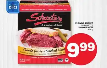 Marches Tradition SCHWARTZ'S SMOKED MEAT offer