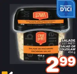 Marches Tradition CEST PRÊT SALAD offer