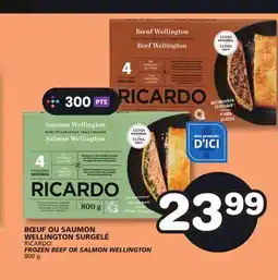 Marches Tradition RICARDO FROZEN BEEF OR SALMON WELLINGTON offer