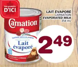 Marches Tradition CARNATION EVAPORATED MILK offer