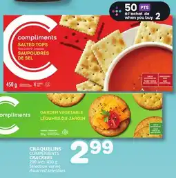 Marches Tradition COMPLIMENTS CRACKERS offer