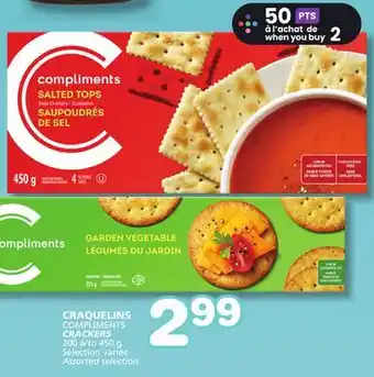 Marches Tradition COMPLIMENTS CRACKERS offer