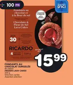 Marches Tradition RICARDO FROZEN LAVA CAKES offer
