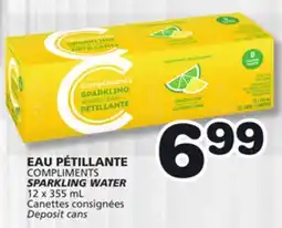 Marches Tradition COMPLIMENTS SPARKLING WATER offer