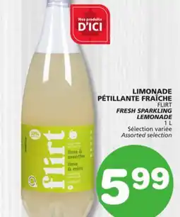 Marches Tradition FLIRT FRESH SPARKLING LEMONADE offer