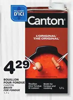 Marches Tradition CANTON BROTH FOR FONDUE offer