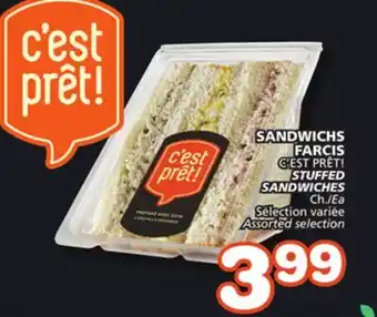 Marches Tradition C'EST PRÊT! STUFFED STUFFED SANDWICHES offer