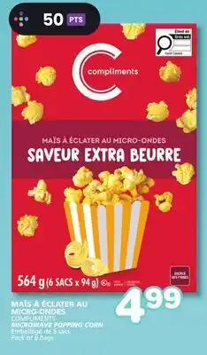 Marches Tradition COMPLIMENTS MICROWAVE POPPING CORN offer