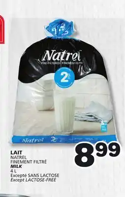 Marches Tradition NATREL FINEMENT FILTRÉ MILK offer