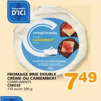 Marches Tradition COMPLIMENTS CHEESE offer