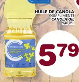 Marches Tradition COMPLIMENTS CANOLA OIL offer
