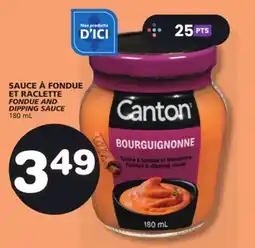 Marches Tradition FONDUE AND DIPPING SAUCE offer