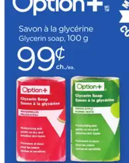 Proxim Option+ Glycerin soap offer