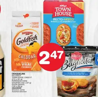 Marches Tradition KELLOGG'S, TOWN HOUSE, CHEEZ-IT or PEPPERIDGE FARM CRACKERS offer